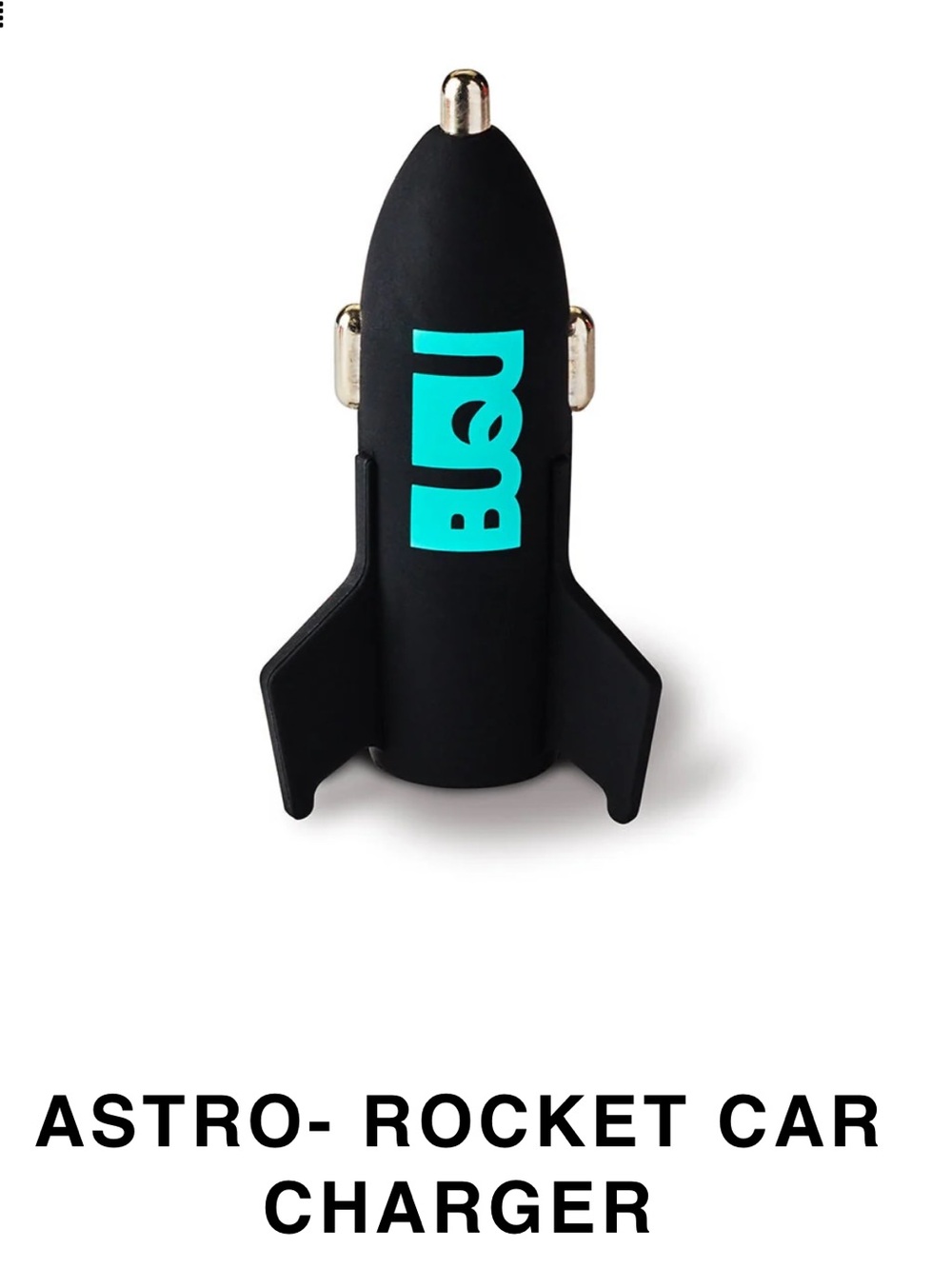 Astro USB Car Charger - Black